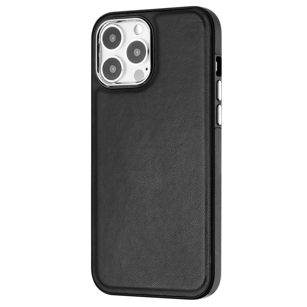YB Leather Coating Series-6 For iPhone 15 Pro Max Leather Coated TPU Mobile Phone Case Back Cover YB Leather Coating Series-6 For iPhone 15 Pro Max Leather Coated TPU Mobile Phone Case Back Cover